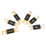 Max 6 Pieces Car Audio Electrical Flat ANL Blade Fuse 80A 125A 160A Gold Plated - Aladdin Shoppers