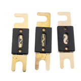 Max 6 Pieces Car Audio Electrical Flat ANL Blade Fuse 80A 125A 160A Gold Plated - Aladdin Shoppers