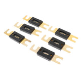 Max 6 Pieces Car Audio Electrical Flat ANL Blade Fuse 80A 125A 160A Gold Plated - Aladdin Shoppers