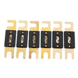 Max 6 Pieces Car Audio Electrical Flat ANL Blade Fuse 80A 125A 160A Gold Plated - Aladdin Shoppers