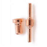 Max 60pcs Red Copper Extended Long Plasma Cutter Tip Electrodes & Nozzles Kit - Aladdin Shoppers