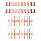 Max 60pcs Red Copper Extended Long Plasma Cutter Tip Electrodes & Nozzles Kit - Aladdin Shoppers