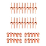 Max 60pcs Red Copper Extended Long Plasma Cutter Tip Electrodes & Nozzles Kit - Aladdin Shoppers