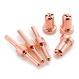 Max 60pcs Red Copper Extended Long Plasma Cutter Tip Electrodes & Nozzles Kit - Aladdin Shoppers