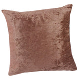 Max 60x60cm Square Short Plush Velvet Throw Cushion Cover For Sofa Bed Brown - Aladdin Shoppers