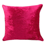 Max 60x60cm Square Short Plush Velvet Throw Cushion Cover For Sofa Bed Deep Rose - Aladdin Shoppers