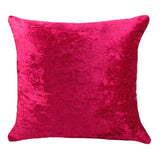 Max 60x60cm Square Short Plush Velvet Throw Cushion Cover For Sofa Bed Deep Rose - Aladdin Shoppers