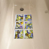 Max 6pcs 3D exquisite Waterproof Bathtub Sticker for bathroom Style_1 - Aladdin Shoppers