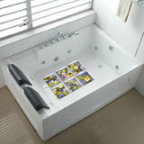 Max 6pcs 3D exquisite Waterproof Bathtub Sticker for bathroom Style_1 - Aladdin Shoppers