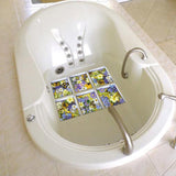 Max 6pcs 3D exquisite Waterproof Bathtub Sticker for bathroom Style_1 - Aladdin Shoppers