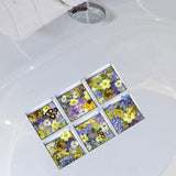 Max 6pcs 3D exquisite Waterproof Bathtub Sticker for bathroom Style_1 - Aladdin Shoppers