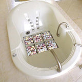 Max 6pcs 3D exquisite Waterproof Bathtub Sticker for bathroom Style_4 - Aladdin Shoppers