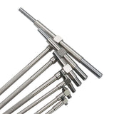 Max 6Pcs 8-150mm Telescopic Adjustable Inner Diameter Hole Measuring Gauge Tool - Aladdin Shoppers