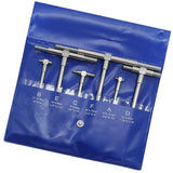 Max 6Pcs 8-150mm Telescopic Adjustable Inner Diameter Hole Measuring Gauge Tool - Aladdin Shoppers