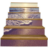 Max 6pcs PVC 3D Stair Stickers Peel and Stick Decals Removable and Waterproof D - Aladdin Shoppers