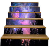 Max 6pcs PVC 3D Stair Stickers Peel and Stick Decals Removable and Waterproof F - Aladdin Shoppers