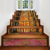 Max 6pcs/set 3D Stair Decals Stickers Stair Risers Decals Staircase Stickers B - Aladdin Shoppers