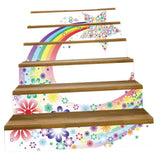 Max 6pcs/set 3D Stair Decals Stickers Stair Risers Decals Staircase Stickers F - Aladdin Shoppers