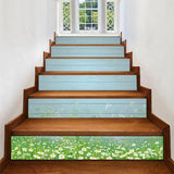Max 6pcs/set 3D Stair Decals Stickers Stair Risers Decals Staircase Stickers K - Aladdin Shoppers