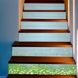 Max 6pcs/set 3D Stair Decals Stickers Stair Risers Decals Staircase Stickers K - Aladdin Shoppers