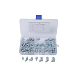 Max 80pcs 1/4" 1/8" Hydraulic Grease Zerk Fitting SAE Kit Straight 90 45 Degree - Aladdin Shoppers