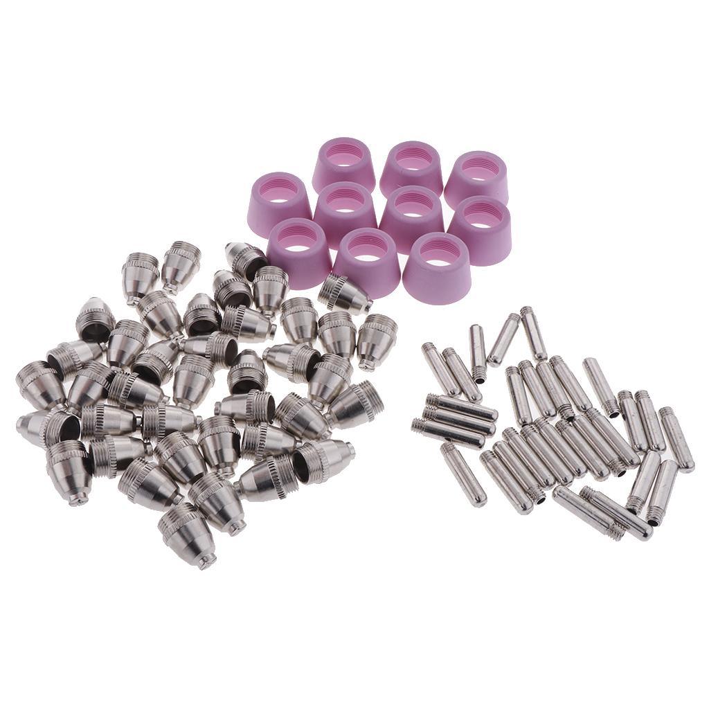 Max 80PCS Plasma Cutter Electrodes Torch Tips Nozzle Consumables Accessories - Aladdin Shoppers