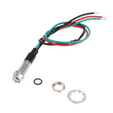 Max 8mm 12V Concave LED Metal Indicator Pilot Dash Light Lamp Wire Lead - Aladdin Shoppers