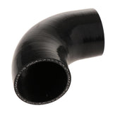 Max 90 Degree 5mm Hose Turbo Silicone Elbows Coupler Pipe Hose Black - Aladdin Shoppers