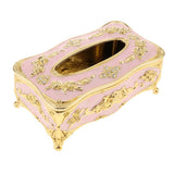 Max Acrylic Tissue Box Luxurious Rose Napkin Cover -235x125x90mm E - Aladdin Shoppers