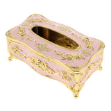 Max Acrylic Tissue Box Luxurious Rose Napkin Cover -235x125x90mm E - Aladdin Shoppers