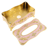 Max Acrylic Tissue Box Luxurious Rose Napkin Cover -235x125x90mm E - Aladdin Shoppers