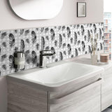 Max Adhesive Tile Mosaic Decal Kitchen Line Wall Stickers C - Aladdin Shoppers