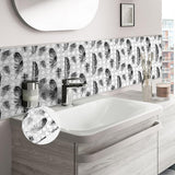 Max Adhesive Tile Mosaic Decal Kitchen Line Wall Stickers C - Aladdin Shoppers