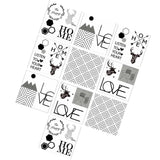 Max Adhesive Tile Mosaic Decal Kitchen Line Wall Stickers H - Aladdin Shoppers