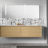 Max Adhesive Tile Mosaic Decal Kitchen Line Wall Stickers H - Aladdin Shoppers