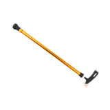 Max Adjustable Alloy Walking Stick Elderly Cane Hiking Trekking Pole Brown - Aladdin Shoppers