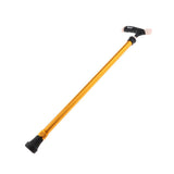Max Adjustable Alloy Walking Stick Elderly Cane Hiking Trekking Pole Brown - Aladdin Shoppers