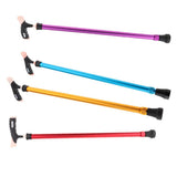 Max Adjustable Alloy Walking Stick Elderly Cane Hiking Trekking Pole Brown - Aladdin Shoppers
