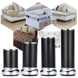 Max Alloy Furniture Legs Cabinets/Tables Sofa Feet with Rubber Base Height 8cm - Aladdin Shoppers