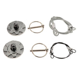 Max Aluminum Alloy Car Engine Hood Cover Lock Pull Line Bonnet Lid Latch Gray - Aladdin Shoppers