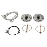 Max Aluminum Alloy Car Engine Hood Cover Lock Pull Line Bonnet Lid Latch Gray - Aladdin Shoppers