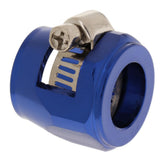 Max AN10 Hose End Finishers Oil Fuel Line Clip Clamp Fitting Accessories Blue - Aladdin Shoppers