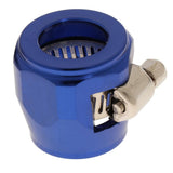 Max AN10 Hose End Finishers Oil Fuel Line Clip Clamp Fitting Accessories Blue - Aladdin Shoppers