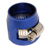 Max AN10 Hose End Finishers Oil Fuel Line Clip Clamp Fitting Accessories Blue - Aladdin Shoppers