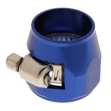 Max AN10 Hose End Finishers Oil Fuel Line Clip Clamp Fitting Accessories Blue - Aladdin Shoppers