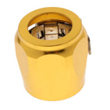 Max AN10 Hose End Finishers Oil Fuel Line Clip Clamp Fitting Accessories Gold - Aladdin Shoppers