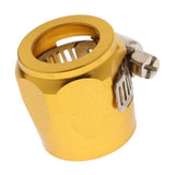 Max AN10 Hose End Finishers Oil Fuel Line Clip Clamp Fitting Accessories Gold - Aladdin Shoppers
