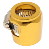 Max AN10 Hose End Finishers Oil Fuel Line Clip Clamp Fitting Accessories Gold - Aladdin Shoppers