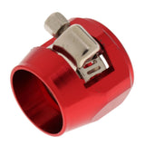 Max AN10 Hose End Finishers Oil Fuel Line Clip Clamp Fitting Accessories Red - Aladdin Shoppers