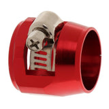 Max AN10 Hose End Finishers Oil Fuel Line Clip Clamp Fitting Accessories Red - Aladdin Shoppers